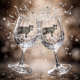 Ensemble de 6 verres sommelier