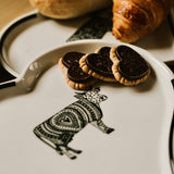 2 Herzförmige Platte