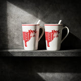 Hot Chocolate Mug with Spoon