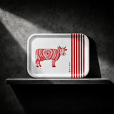 Rechteckiges Serviertablett aus Holz