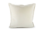 Bear Handwoven Hemp/ White Velvet Cushion - Oh La Vache Boutique!