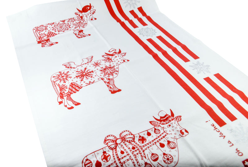 Christmas Tea Towels - Oh La Vache Boutique!