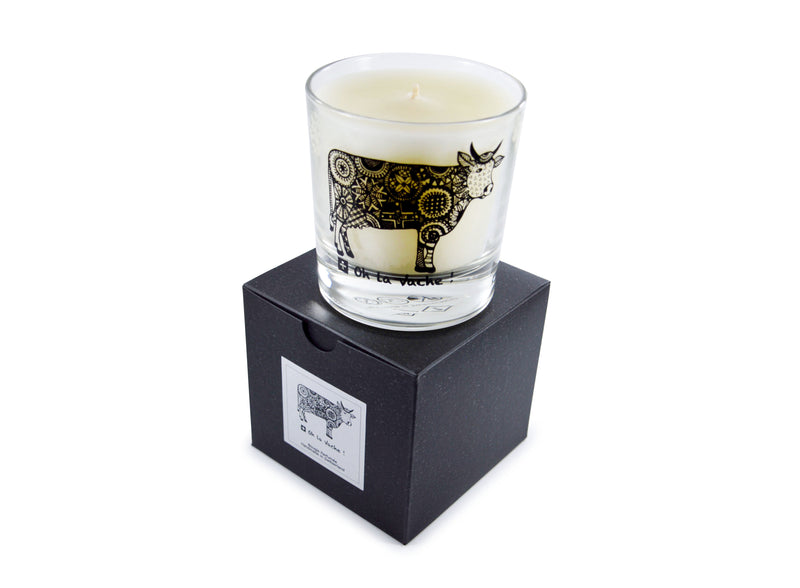 Wood Amber Candle in Whiskey Glass - Oh La Vache Boutique!