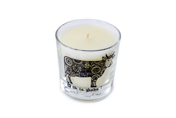 Wood Amber Candle in Whiskey Glass - Oh La Vache Boutique!