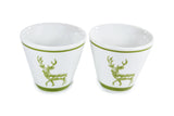 Set of two Deer Espresso Cups - Oh La Vache Boutique!